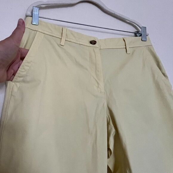 TALBOTS Relaxed Chino yellow Straight Leg Trousers for Women size 6 - Picture 5 of 11